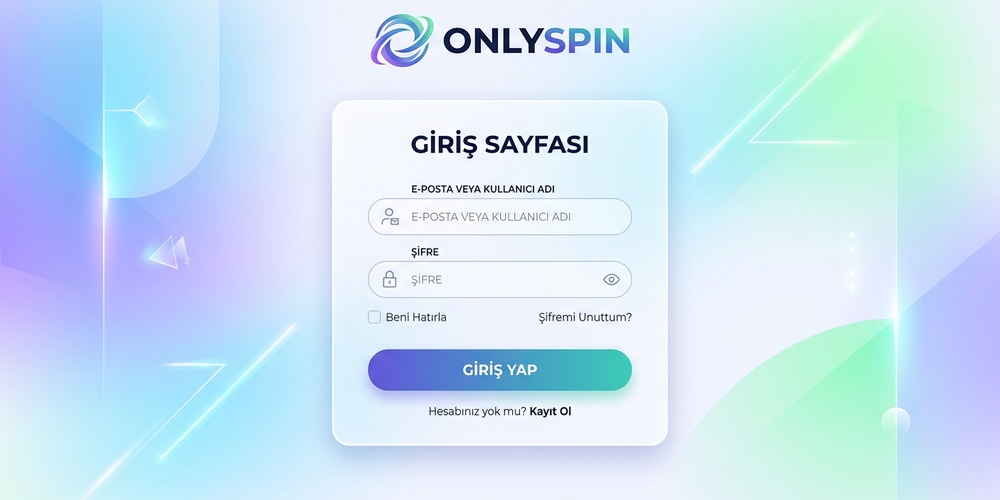 OnlySpin Giriş Sayfası